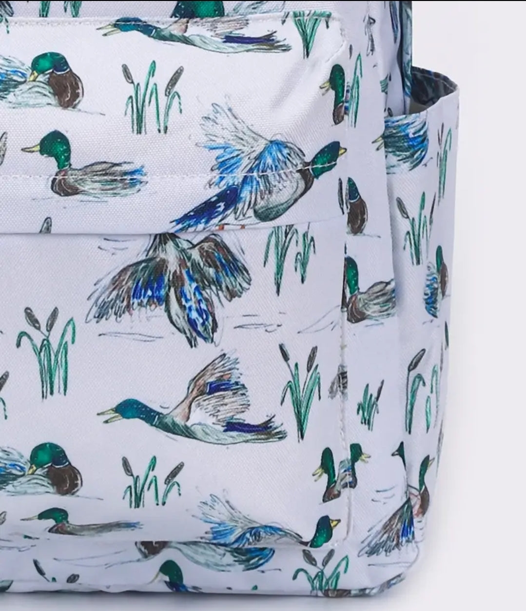 Kids Backpack with Duck Print